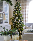 12' King Douglas Fir Slim Artificial Christmas Tree Unlit