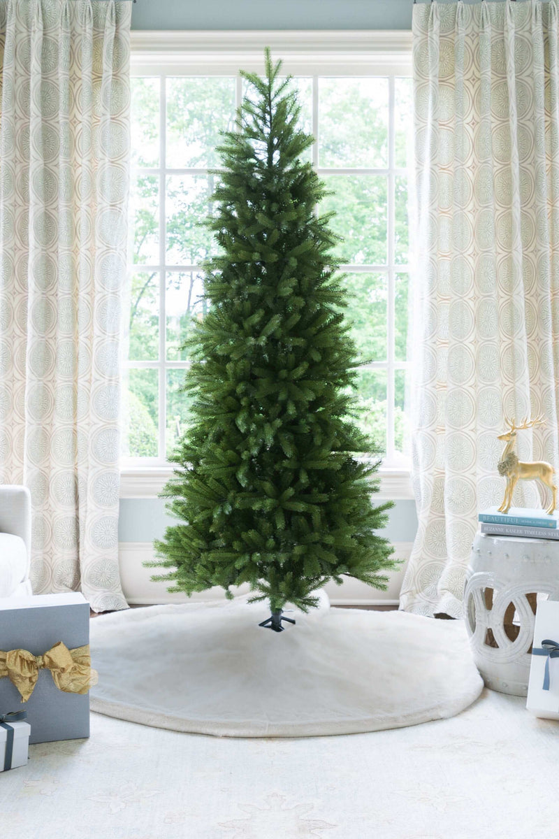 10' King Fraser Fir Slim Artificial Christmas Tree Unlit